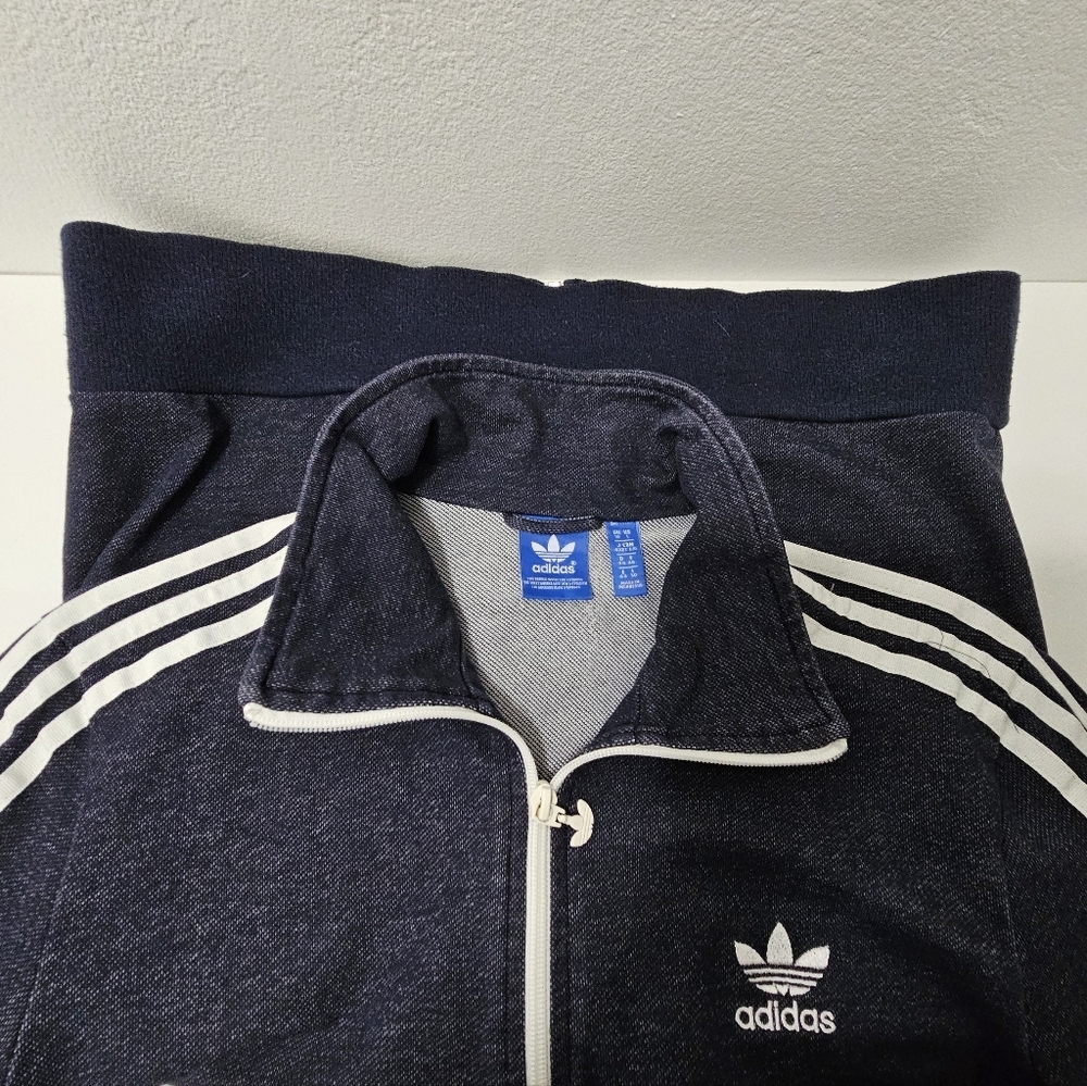 Adidas Blue & White Track Jacket - Picture 12 of 16